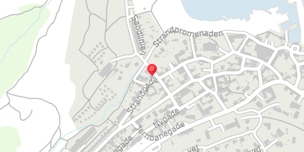 Trafikstøjkort på Sandlinien 1, 3770 Allinge