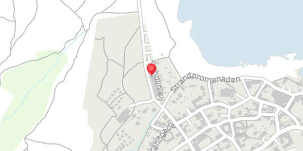 Trafikstøjkort på Sandlinien 18, 3770 Allinge