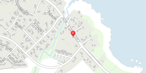 Trafikstøjkort på Sdr. Strandvej 76, 3770 Allinge