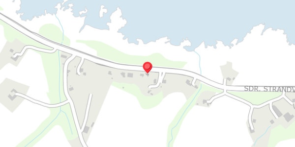Trafikstøjkort på Sdr. Strandvej 116, 3770 Allinge