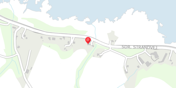 Trafikstøjkort på Sdr. Strandvej 122, 3770 Allinge