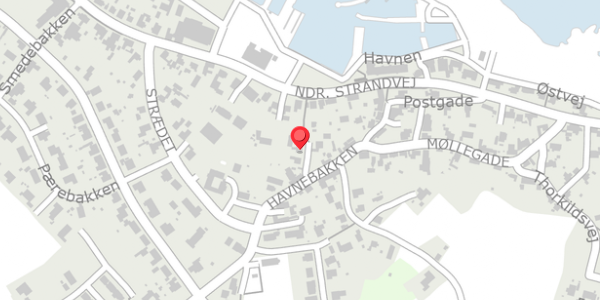 Trafikstøjkort på Slagterstræde 3, 3770 Allinge