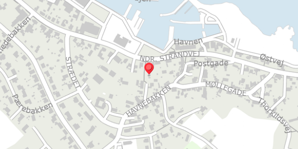 Trafikstøjkort på Slagterstræde 6, . , 3770 Allinge