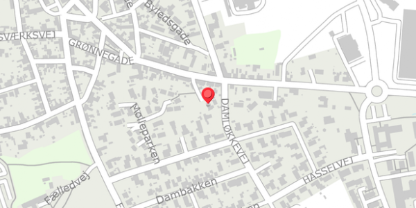 Trafikstøjkort på Storegade 19A, . , 3790 Hasle