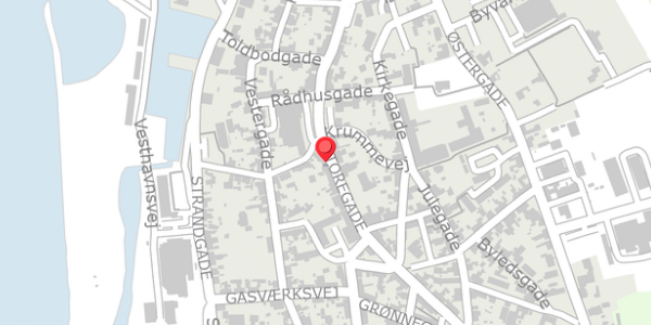 Trafikstøjkort på Storegade 59, . , 3790 Hasle