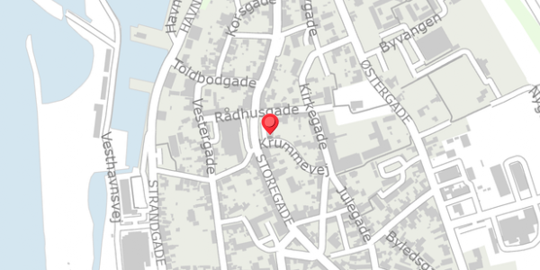 Trafikstøjkort på Storegade 62, . , 3790 Hasle