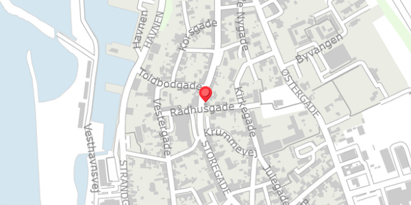 Trafikstøjkort på Storegade 66, . , 3790 Hasle
