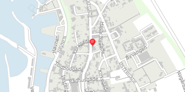 Trafikstøjkort på Storegade 80, . , 3790 Hasle