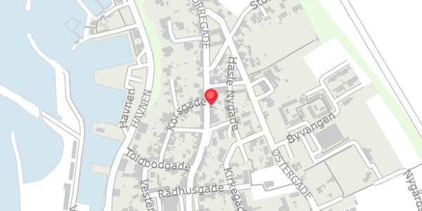 Trafikstøjkort på Storegade 82, . , 3790 Hasle