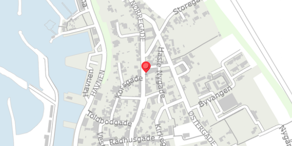Trafikstøjkort på Storegade 84, . , 3790 Hasle