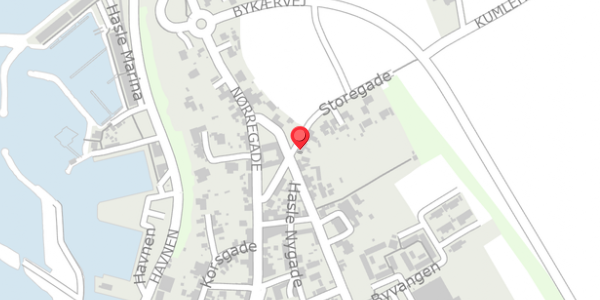 Trafikstøjkort på Storegade 94, . , 3790 Hasle