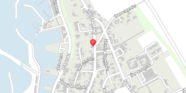 Trafikstøjkort på Storegade 97, . , 3790 Hasle