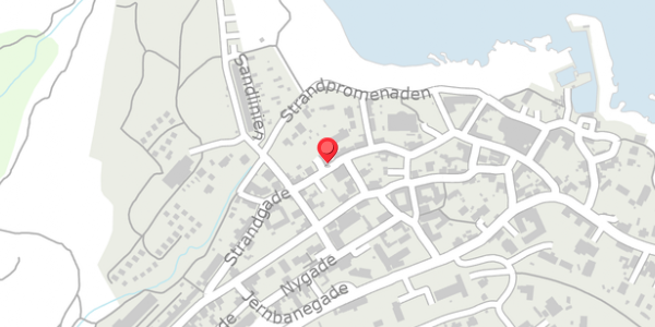 Trafikstøjkort på Strandgade 32, . , 3770 Allinge