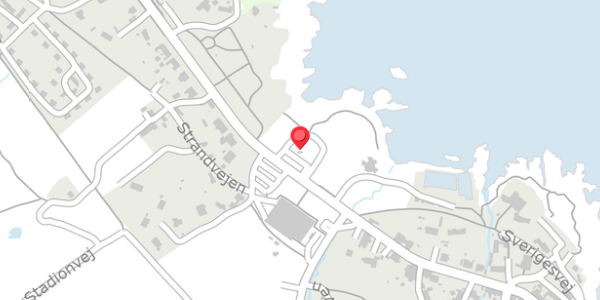 Trafikstøjkort på Strandvejen 2, 3770 Allinge