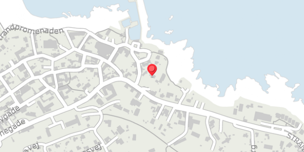 Trafikstøjkort på Strandvejen 88, 3770 Allinge