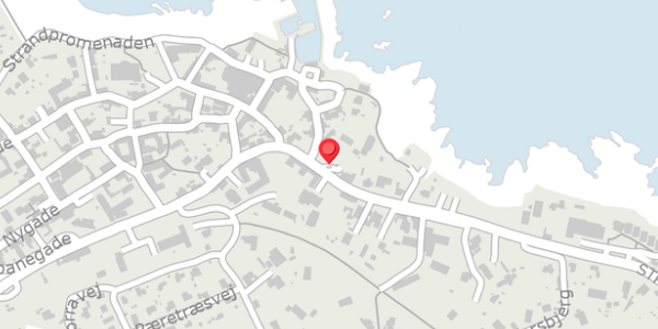 Trafikstøjkort på Strandvejen 90, 3770 Allinge