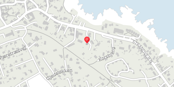 Trafikstøjkort på Strandvejen 93, 3770 Allinge