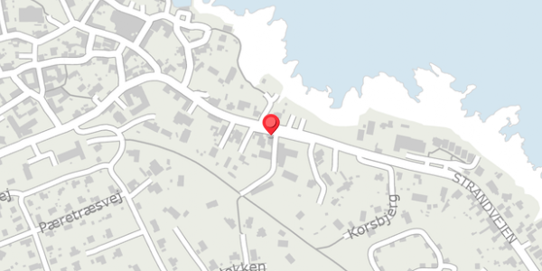 Trafikstøjkort på Strandvejen 101, 3770 Allinge