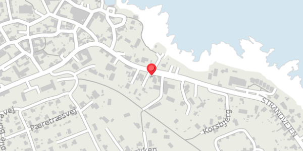 Trafikstøjkort på Strandvejen 105, 3770 Allinge
