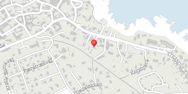 Trafikstøjkort på Strandvejen 107, 3770 Allinge