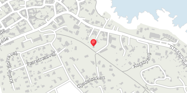 Trafikstøjkort på Strandvejen 109, 3770 Allinge