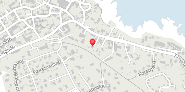 Trafikstøjkort på Strandvejen 115, 3770 Allinge
