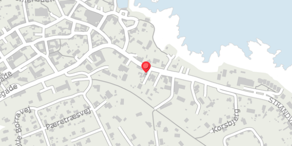 Trafikstøjkort på Strandvejen 117, 3770 Allinge