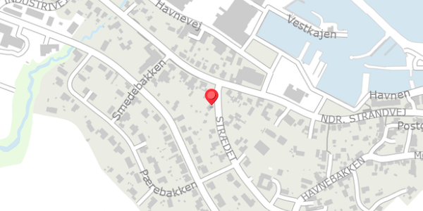 Trafikstøjkort på Strædet 4, 3770 Allinge