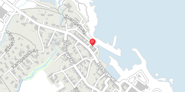 Trafikstøjkort på Sverigesvej 6, . , 3770 Allinge