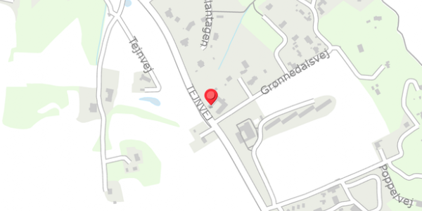 Trafikstøjkort på Tejnvej 23, 3770 Allinge
