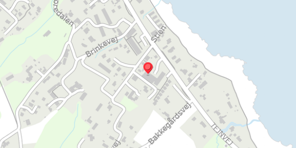 Trafikstøjkort på Tejnvej 80, 3770 Allinge