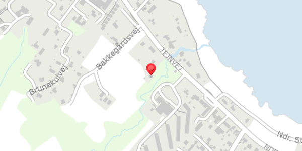 Trafikstøjkort på Tejnvej 98A, 3770 Allinge