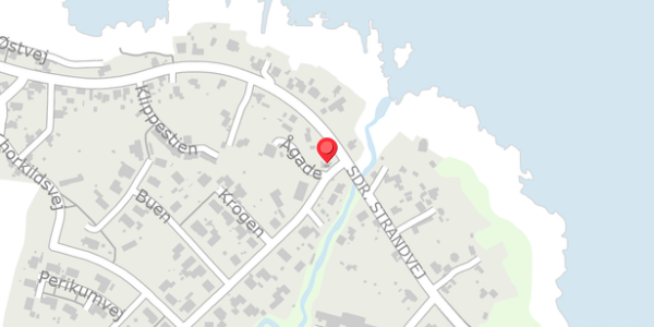 Trafikstøjkort på Ågade 2, 3770 Allinge