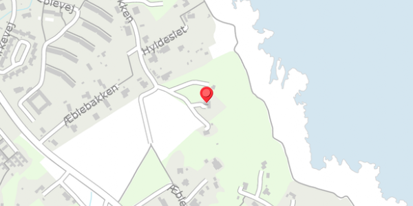 Trafikstøjkort på Åsbakken 23, . , 3770 Allinge