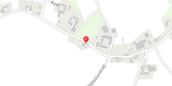 Trafikstøjkort på Bøgeskovsvej 13, 5631 Ebberup