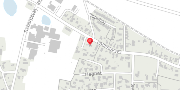 Trafikstøjkort på Ebberupvej 18, 5631 Ebberup