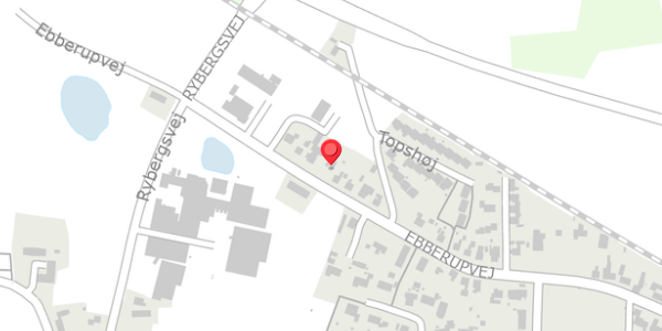 Trafikstøjkort på Ebberupvej 21, 5631 Ebberup