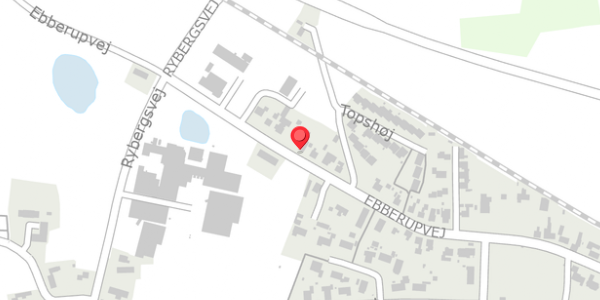 Trafikstøjkort på Ebberupvej 23, 5631 Ebberup