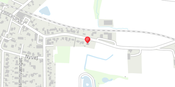 Trafikstøjkort på Ebberupvej 110, 5631 Ebberup