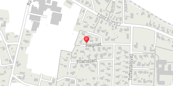Trafikstøjkort på Hegnet 8, 5631 Ebberup