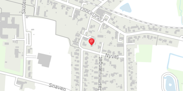Trafikstøjkort på Nyvej 10, 5631 Ebberup