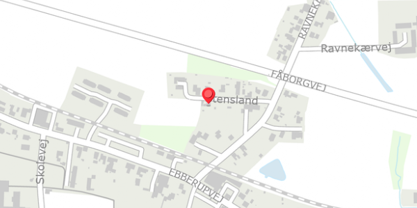 Trafikstøjkort på Stensland 3, . , 5631 Ebberup