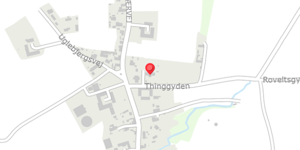 Trafikstøjkort på Thinggyden 5, 5631 Ebberup