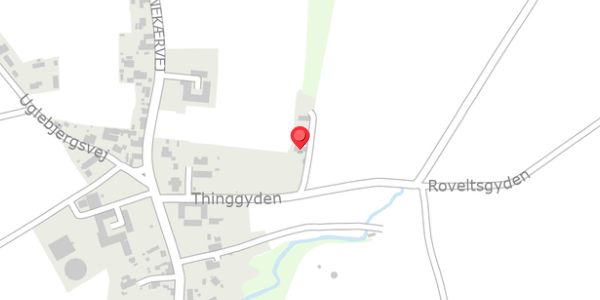 Trafikstøjkort på Thinggyden 9, 5631 Ebberup