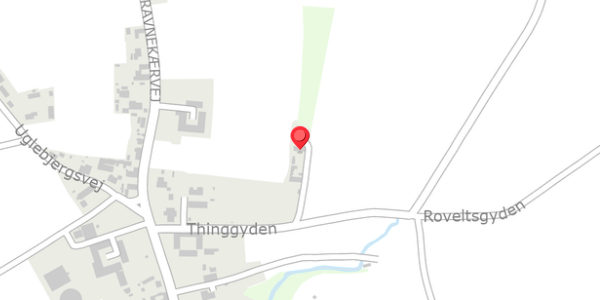 Trafikstøjkort på Thinggyden 11, 5631 Ebberup