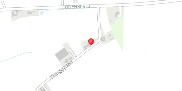 Trafikstøjkort på Thinggyden 33, . , 5631 Ebberup