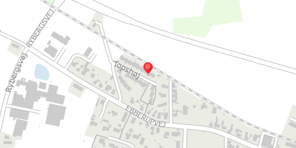 Trafikstøjkort på Topshøj 26, . , 5631 Ebberup