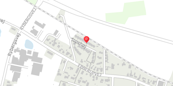 Trafikstøjkort på Topshøj 30, . , 5631 Ebberup