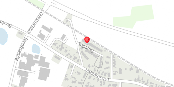 Trafikstøjkort på Topshøj 36, . , 5631 Ebberup