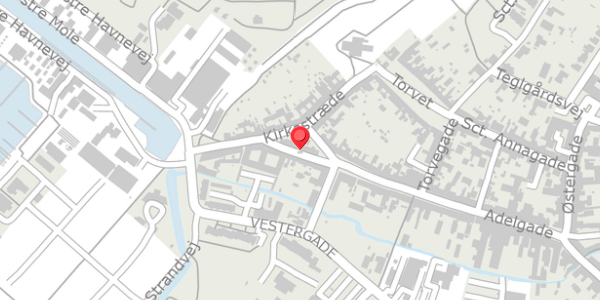 Trafikstøjkort på Adelgade 13, 5400 Bogense